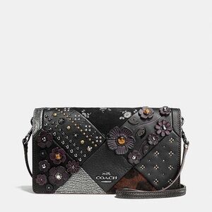 Coach Quilted Tea Rose Crossbody